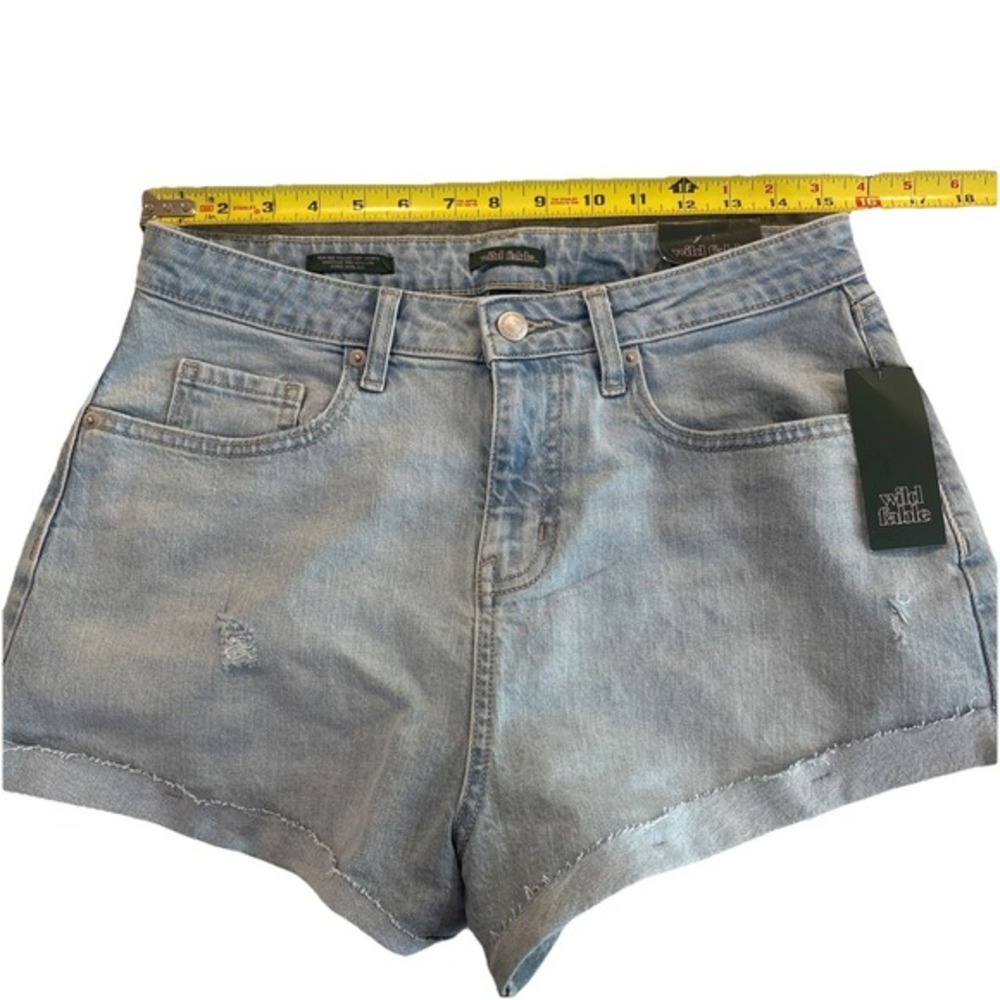 Wild Fable Women's SH Rise‎ Cut-Off Cuff Denim Jean Shorts  Size 8 NWT